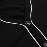  Áo Khoác Cardigan Vải Nỉ Cao Cấp Viền Lai Sketch Cardigan Madmind - Màu Đen 