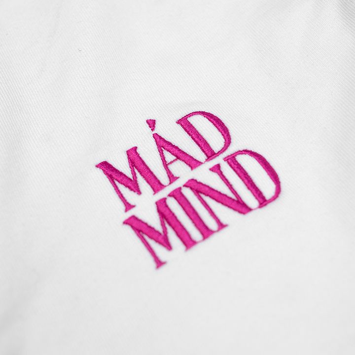  Áo Khoác Cardigan Vải Nỉ Cao Cấp Viền Lai Sketch Cardigan Madmind - Màu Trắng 