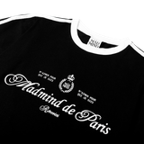  Áo Thun Form Baby Paris De Madmind - Tay Ngắn Premium Cotton Màu Đen 