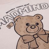  Áo Thun Form Baby Brownii Teddy Doll Madmind - Premium 100% Cotton 2 Chiều Màu Cream 