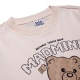  Áo Thun Form Baby Brownii Teddy Doll Madmind - Premium 100% Cotton 2 Chiều Màu Cream 