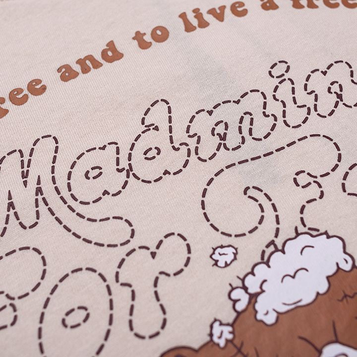  Áo Thun Form Baby Free Brownii Madmind - Premium 100% Cotton 2 Chiều Màu Cream 