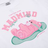  Áo Thun Form Baby Cry Pinkii Madmind - Premium 100% Cotton 2 Chiều Màu Trắng 