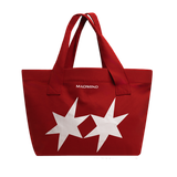  Túi Tote Có Dây Kéo Vải Bố Madmind Tote Bag Canvas - Màu Đỏ 
