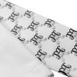  Áo Khoác Bomber Cozy Monogram Tay Dài Madmind - Trắng 