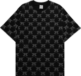  Áo Thun Cotton Premium Monogram Madmind - Đen 