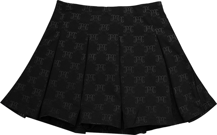  Chân Váy Xếp Ly Monogram Madmind - Màu Đen 