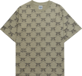  Áo Thun Cotton Premium Monogram Madmind - Beige 