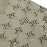  Áo Thun Cotton Premium Monogram Madmind - Beige 