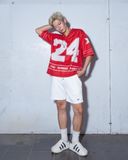  Áo Jersey Ngắn Tay 24 Jersey Madmind - Màu Đỏ 