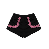  Quần Ngắn Ôm Body Ren Hồng Lace Shorts Madmind - Màu Đen 