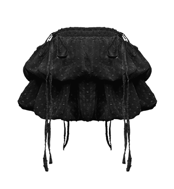  [ MẶC 8 KIỂU ] Chân Váy Ngắn Dáng Bí GRINDE MADMIND - Màu Đen 