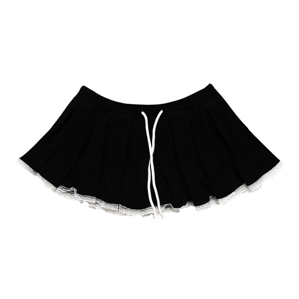  Chân Váy Ngắn Phối Ren (Có Quần Bảo Hộ) Baby Skirt Madmind - Màu Đen 