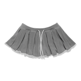 Chân Váy Ngắn Phối Ren (Có Quần Bảo Hộ) Baby Skirt Madmind - Màu Xám 