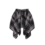  [ MẶC 2 KIỂU ] Chân Váy Nữ Thiết Kế CATCHY MADMIND  - Màu Đen Sọc Nâu 