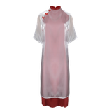  Áo Dài Cách Tân Nữ Yên Hoa MADMIND - Màu Đỏ 