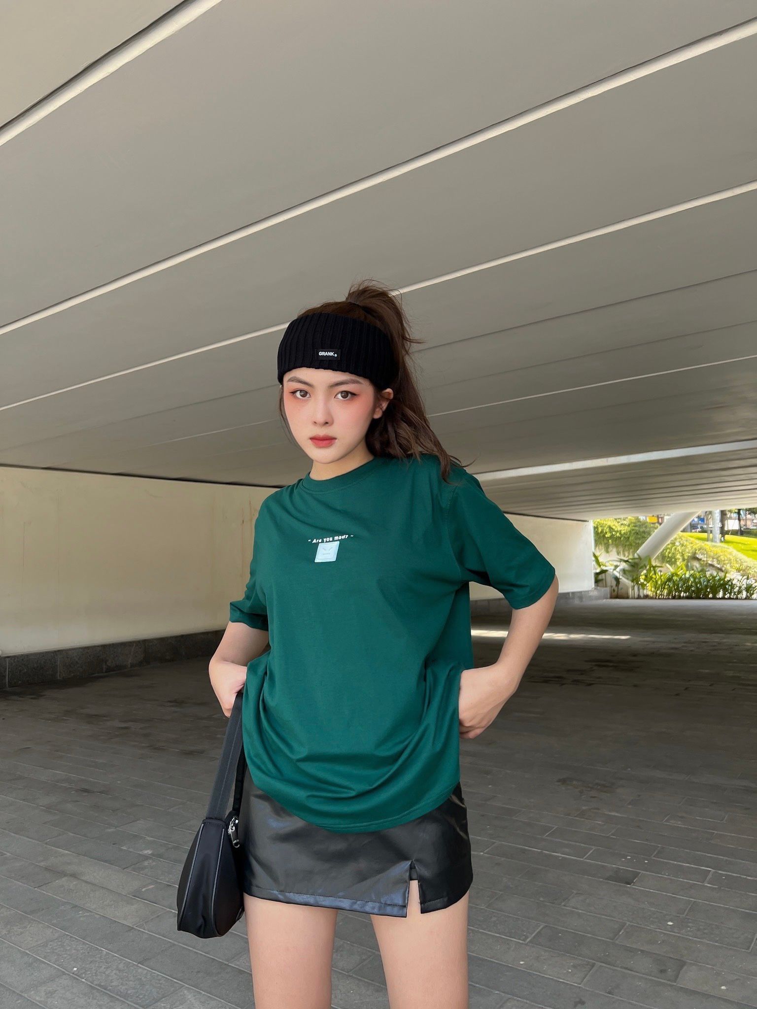  Áo Thun Are U Mad Madmind Màu Xanh lá 