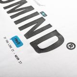  Áo Thun Essential Madmind Màu Trắng, In Cao, Logo Lấp Lánh 