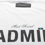  Áo Thun Essential Madmind Màu Trắng, In Cao, Logo Lấp Lánh 