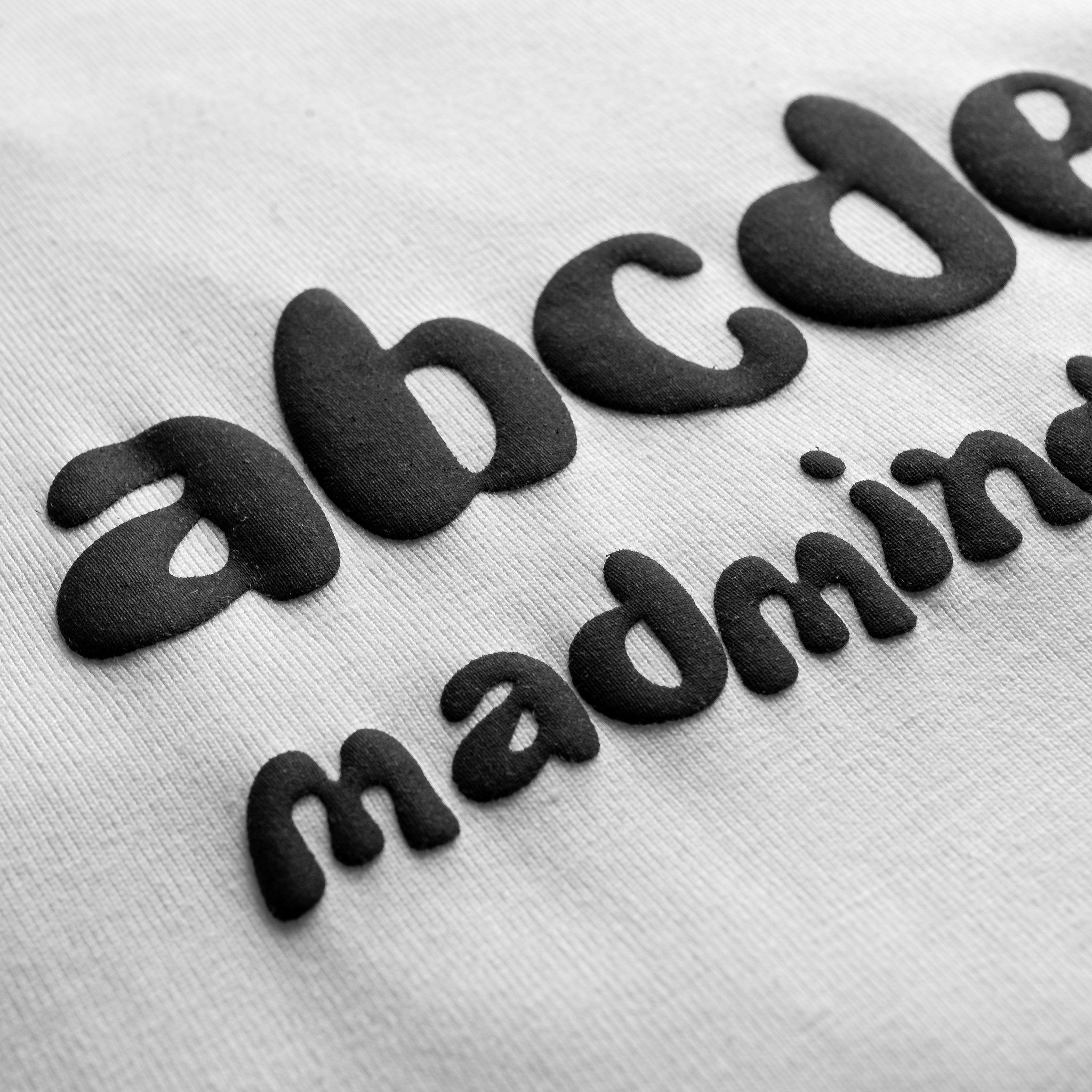  Áo Thun abcdef Madmind Màu Trắng 