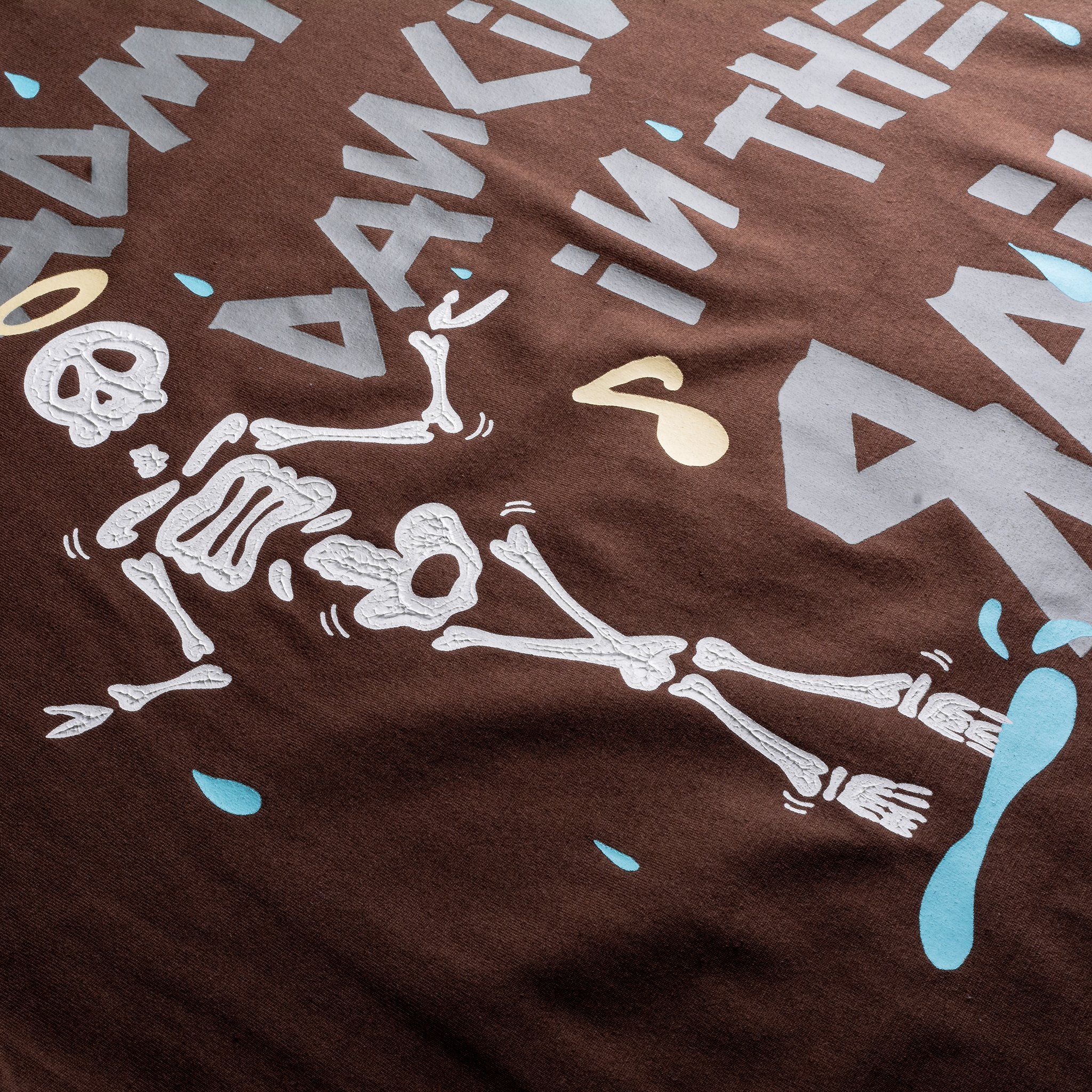  Áo Thun Skull Madmind Màu Nâu 