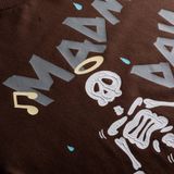  Áo Thun Skull Madmind Màu Nâu 