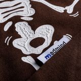  Áo Thun Skull Madmind Màu Nâu 