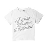  Áo Thun Form Boxy J'adore Madmind - Tay Ngắn Premium Cotton Màu Trắng 