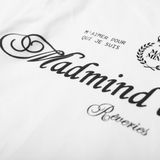  Áo Thun Form BOXY Paris De Madmind - Tay Ngắn Premium Cotton Màu Trắng 