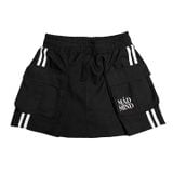  Váy 2 Sọc Túi Hộp 2 Stripe Pocket Mini Skirt Màu Đen 