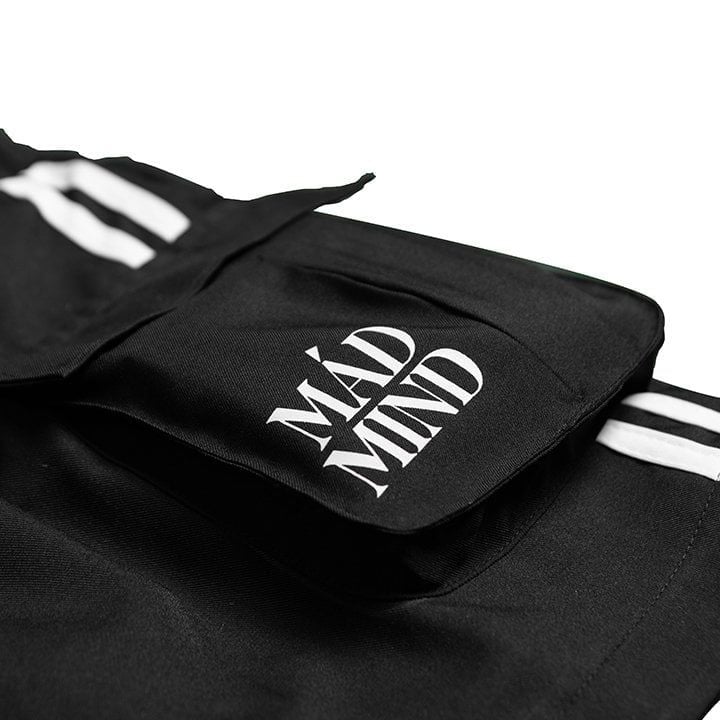  Váy 2 Sọc Túi Hộp 2 Stripe Pocket Mini Skirt Màu Đen 