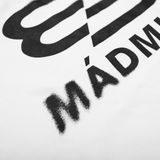  Áo Thun Form Boxy MM Motion Madmind - Phối 2 Sọc Tay Ngắn, Premium Cotton Màu Trắng 