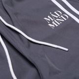  Quần Dài Phối 2 Sọc Túi Hộp 2 Stripe Pocket Pants Màu Xám Đậm 