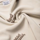  Áo Thun In Nổi Round Croptop Madmind - Màu Be 