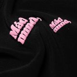  Áo Thun In Nổi Round Croptop Madmind - Màu Đen 