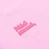  Áo Thun In Nổi Round Croptop Madmind - Màu Hồng 