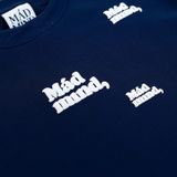  Áo Thun In Nổi Round Croptop Madmind - Màu Xanh Navy 