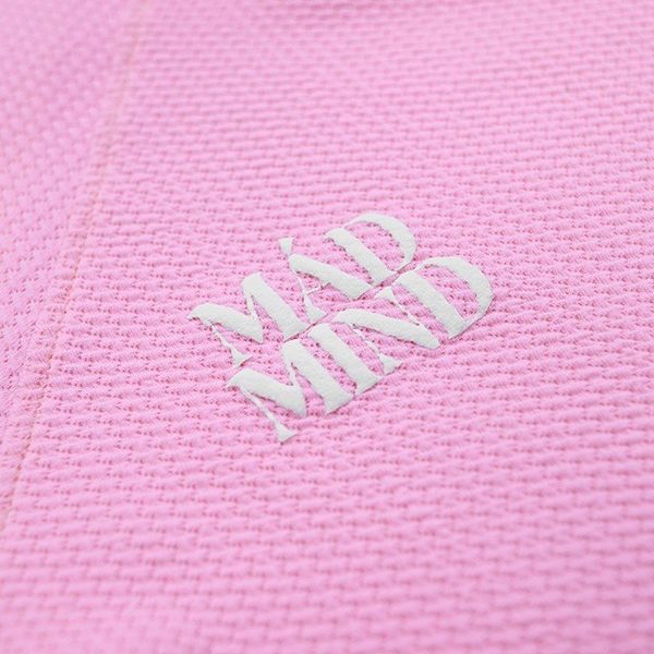  Áo Thun Cổ Tim Phối 2 Sọc Form Baby Centre Madmind With V-Neck - Vải Waffle Màu Hồng 