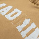  Áo Hoodie Tay Dài Thêu Chữ, Nỉ Bông Ripped Logo Hoodie - Màu Cacao 
