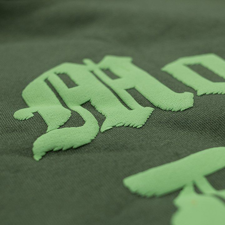  Áo Hoodie Tay Dài In Nổi, Nỉ Bông Mama Hoodie - Màu Rêu 