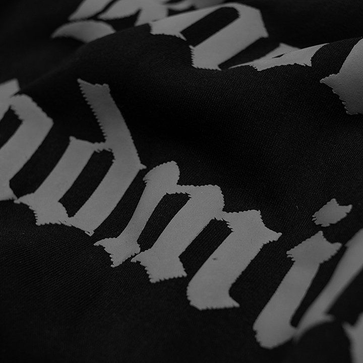  Áo Hoodie Tay Dài In Nổi, Nỉ Bông Mama Hoodie - Màu Đen 