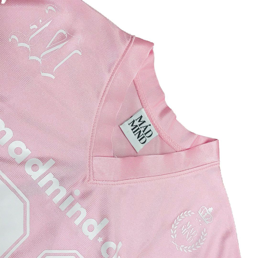 Áo Thun CropTop Jersey 88 MadMind - Màu Hồng 