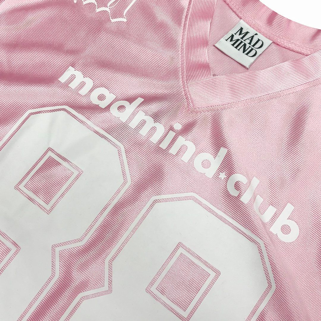  Áo Thun CropTop Jersey 88 MadMind - Màu Hồng 