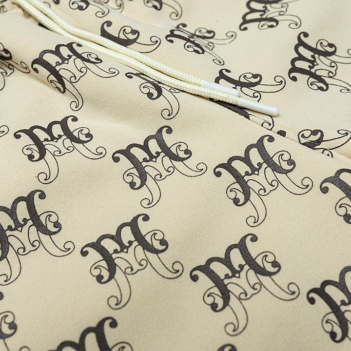  Quần Shorts Nỉ Bông Monogram - Màu Be 