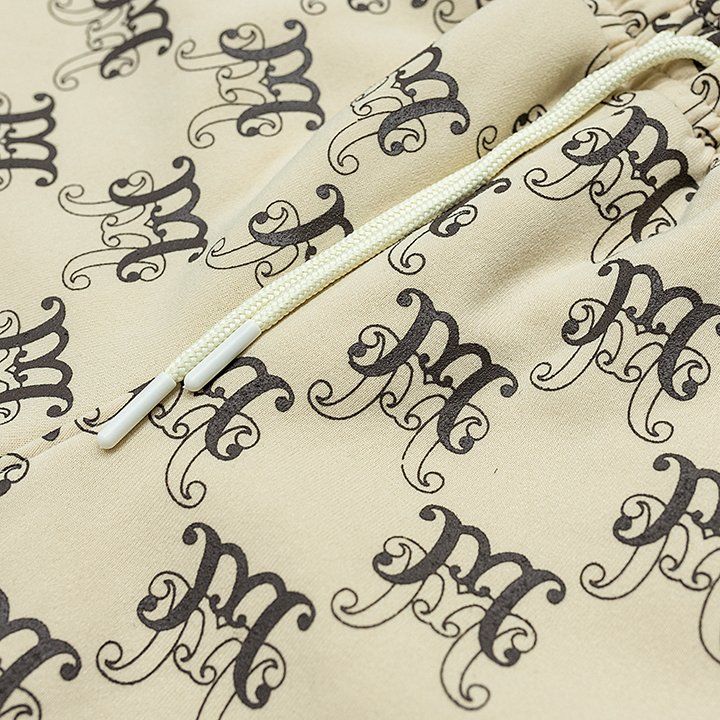  Quần Shorts Nỉ Bông Monogram - Màu Be 