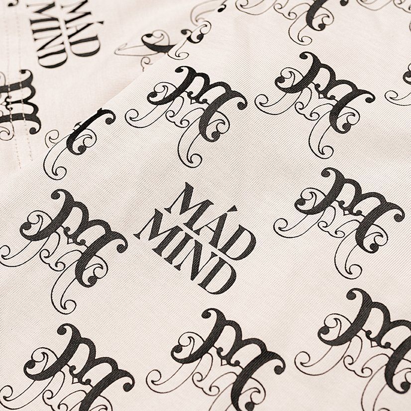  Áo Thun Cotton Premium Sup Monogram Madmind - Cream 