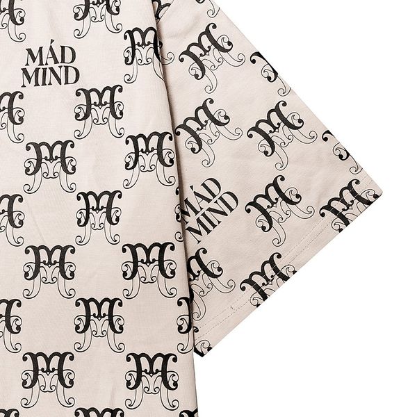  Áo Thun Cotton Premium Sup Monogram Madmind - Cream 