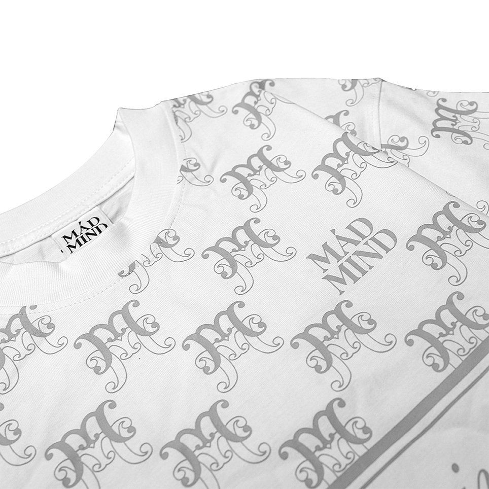  Áo Thun Cotton Premium Sup Monogram Madmind - Trắng 