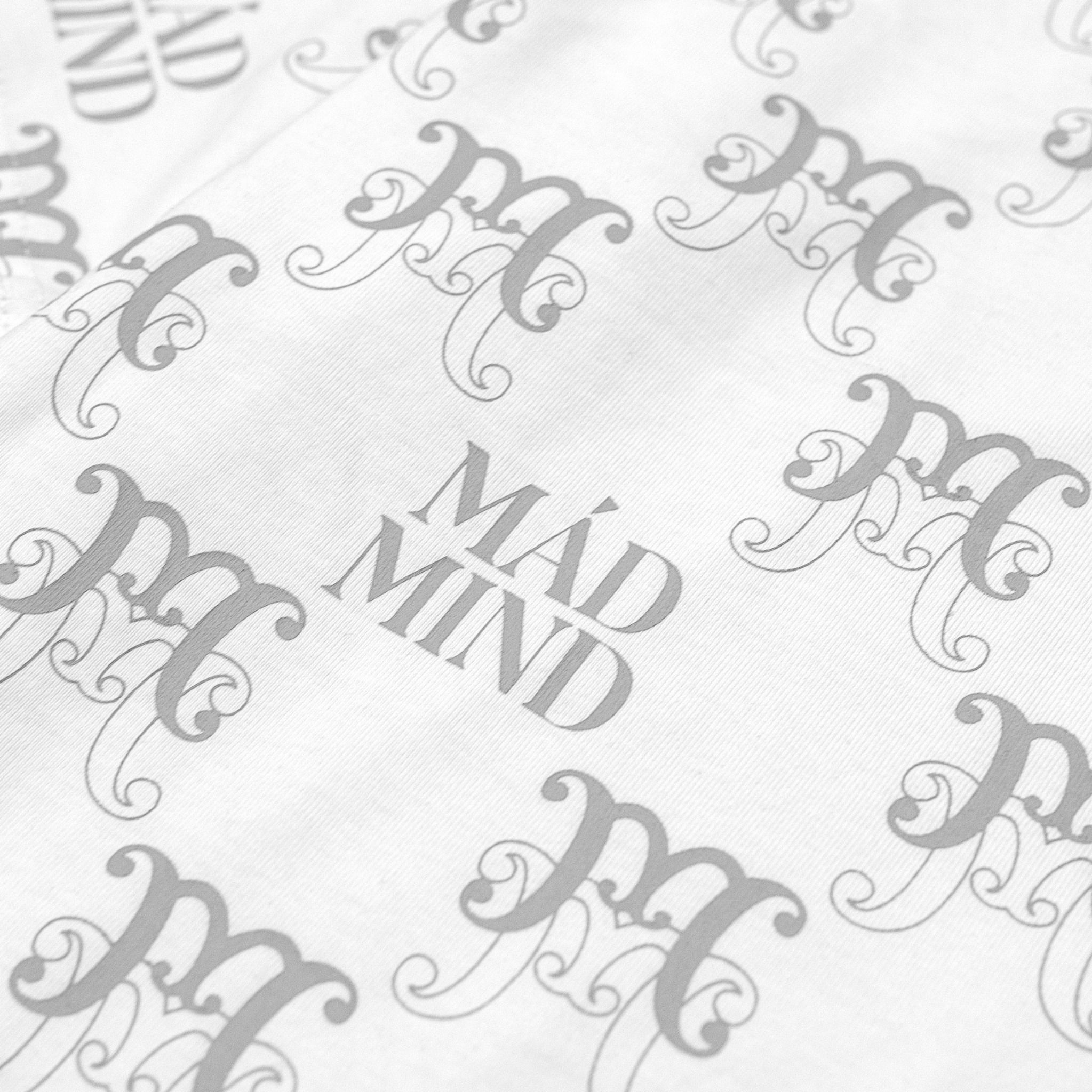  Áo Thun Cotton Premium Sup Monogram Madmind - Trắng 
