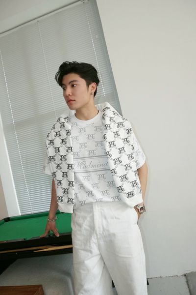  Áo Thun Cotton Premium Sup Monogram Madmind - Trắng 